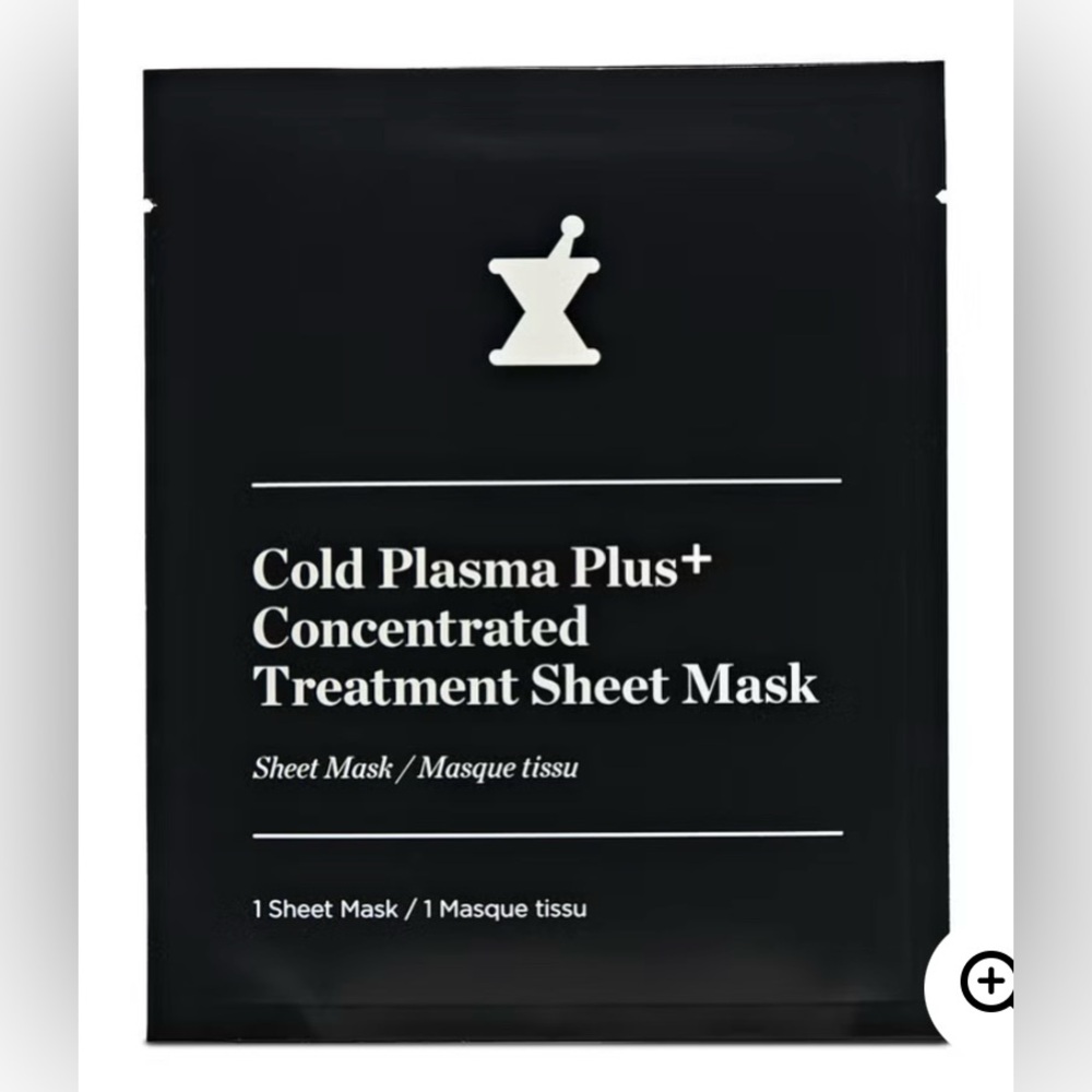 Cold plasma plus concentrated treatment sheet mask